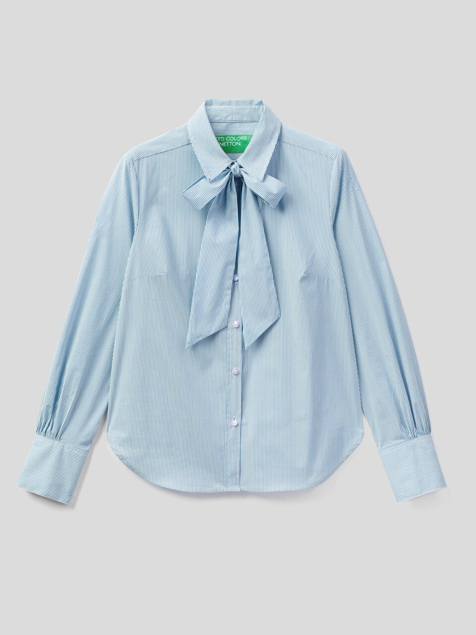 Shirt with bow image number 1