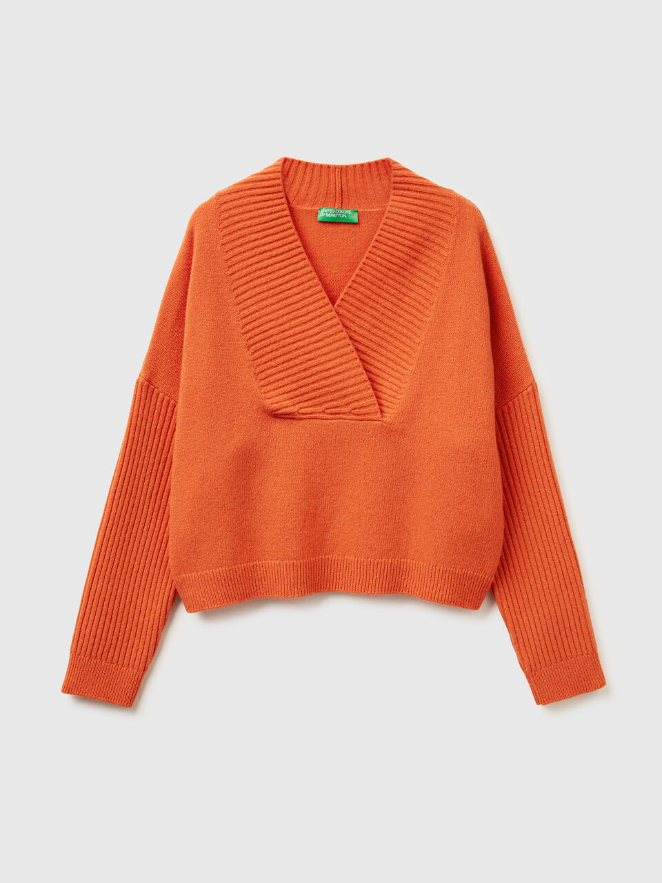 V NECK SWEATER L/S Women image number null