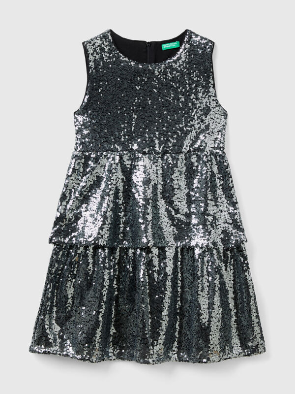 Dress with sequins