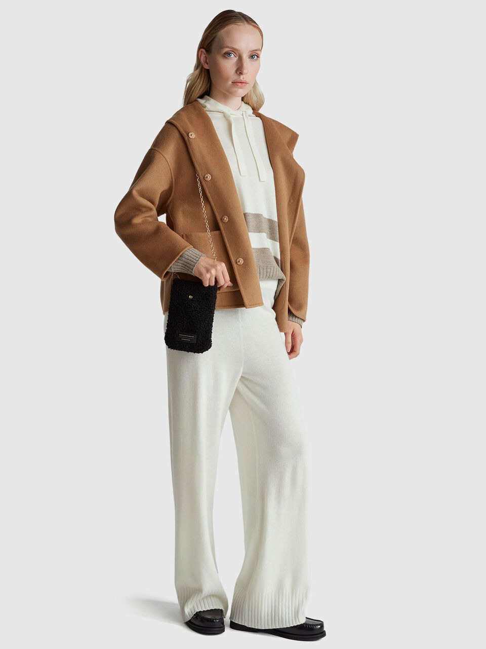 SWEATER W/HOOD Women image number null