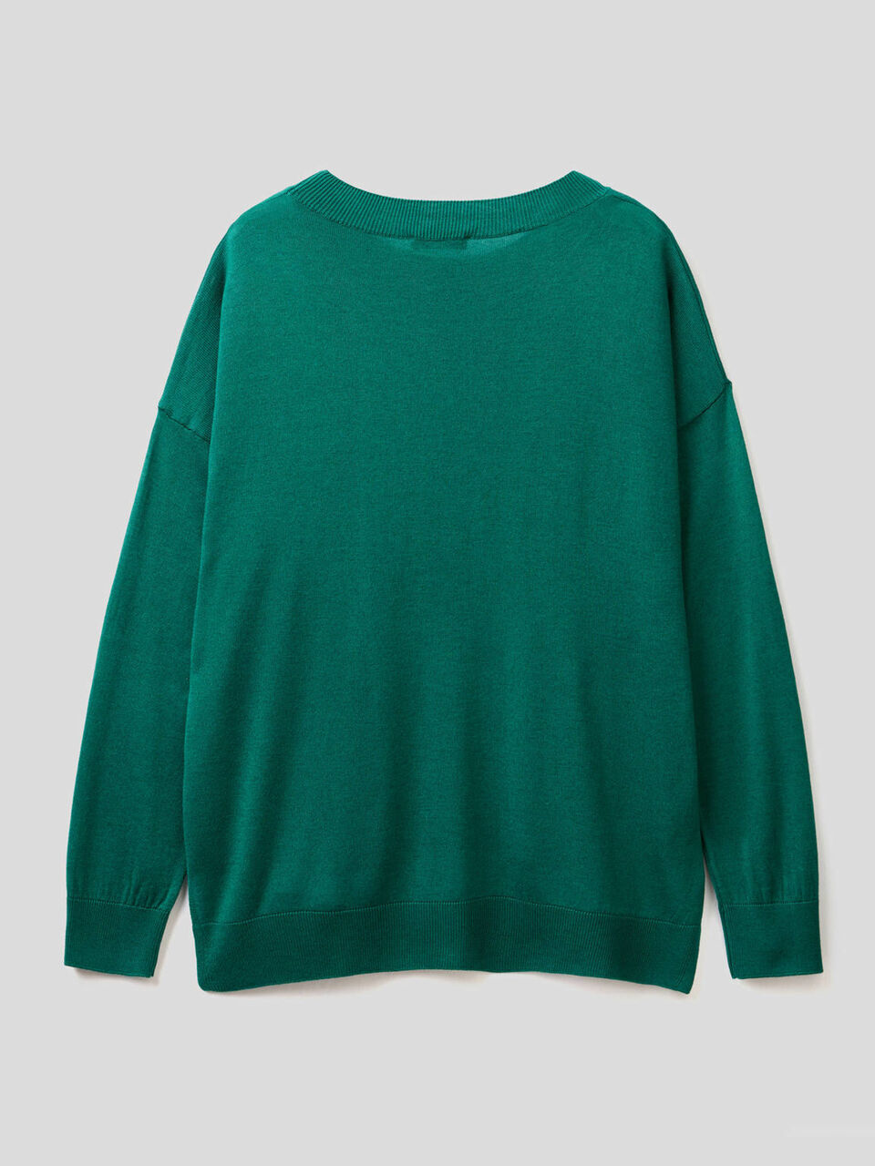 Relaxed fit sweater with slits image number 2
