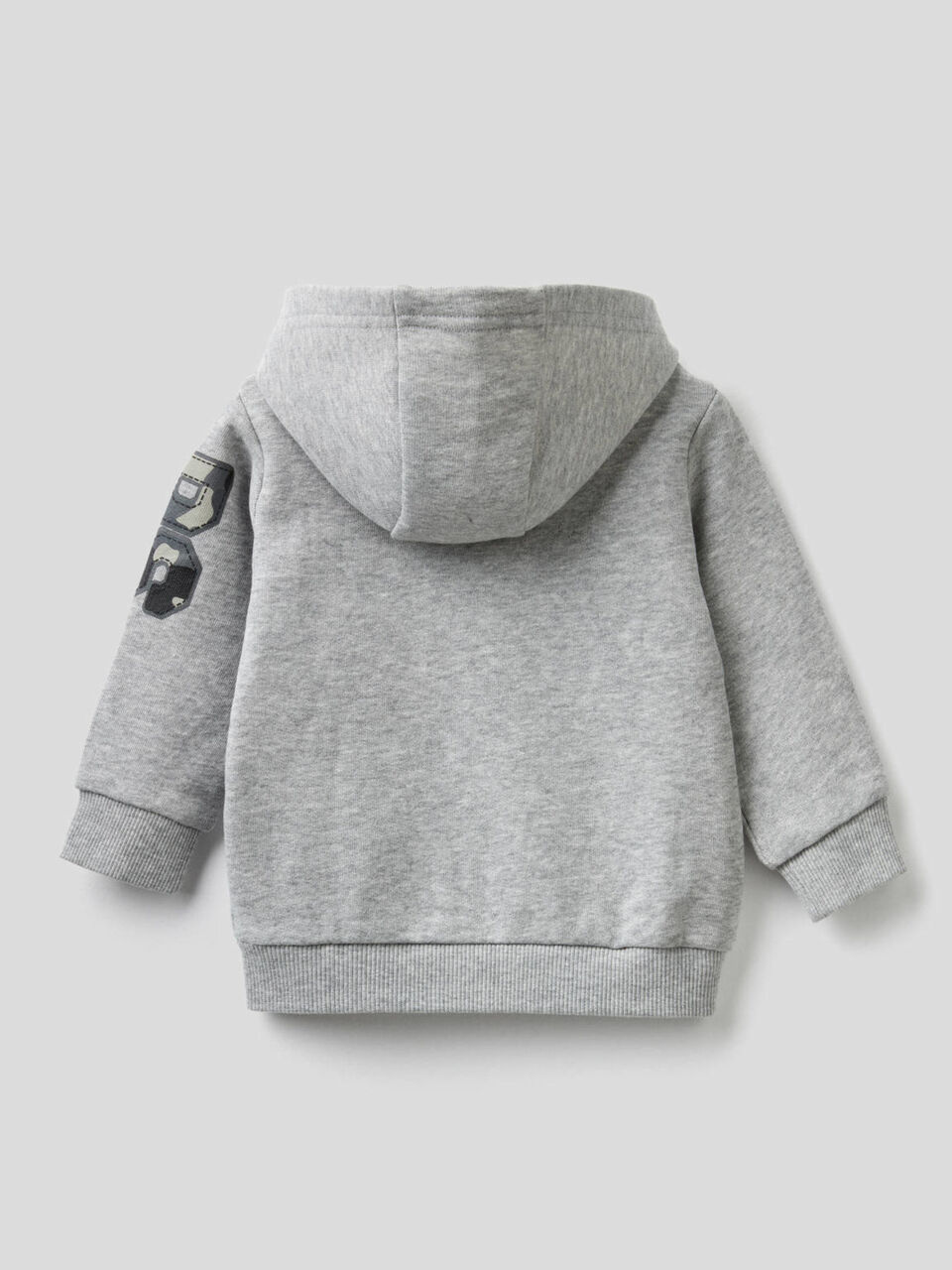 Zip-up hoodie in cotton image number 2