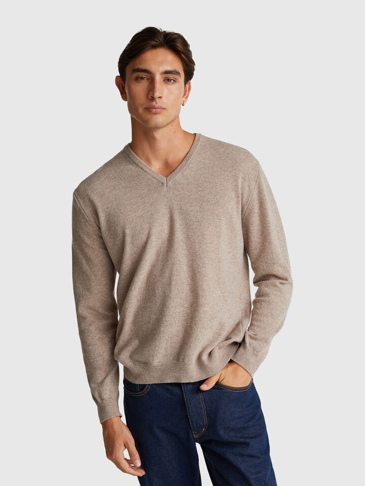 V NECK SWEATER L/S Men