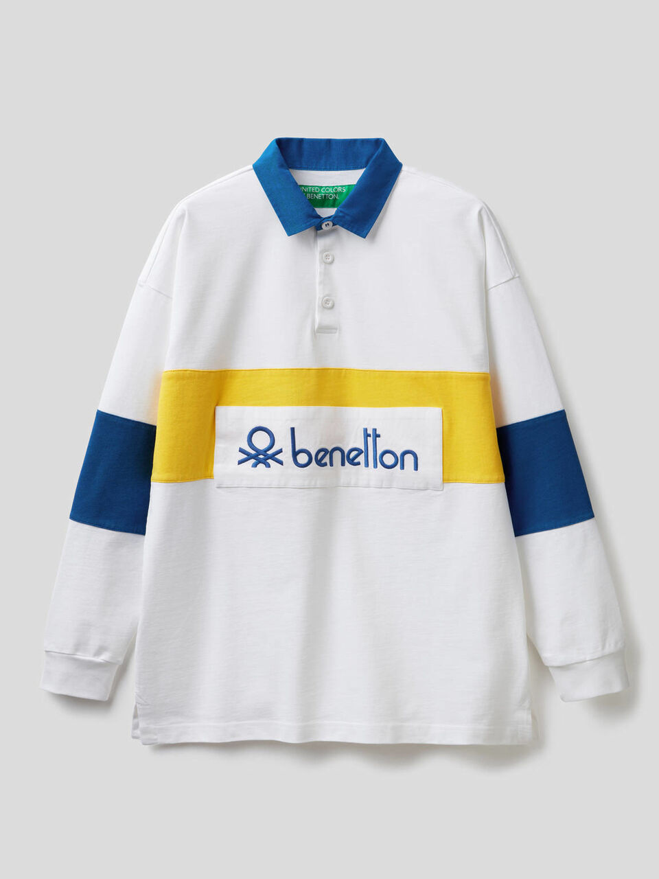 Rugby polo in organic cotton image number 1