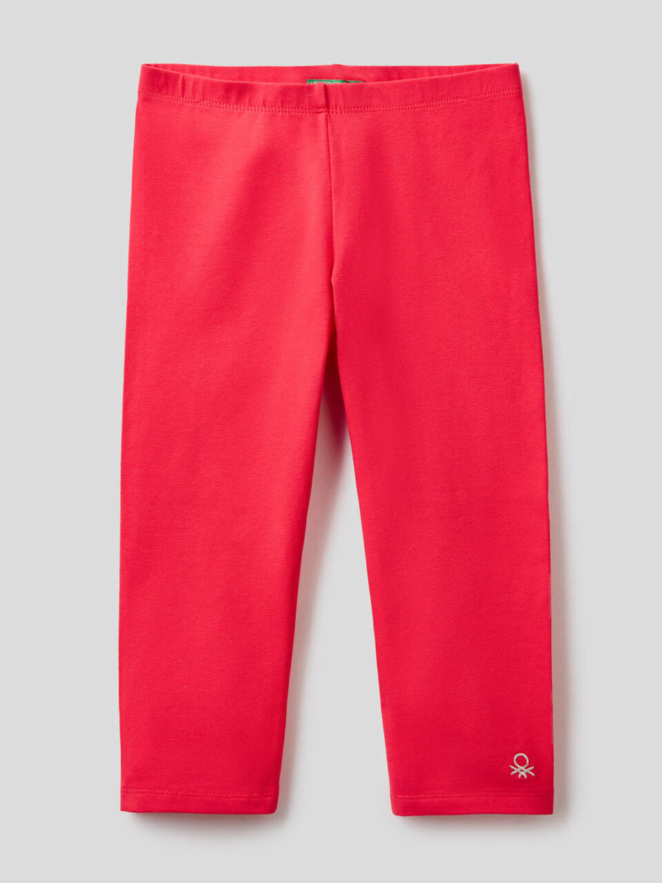 3/4 leggings in stretch cotton image number 1
