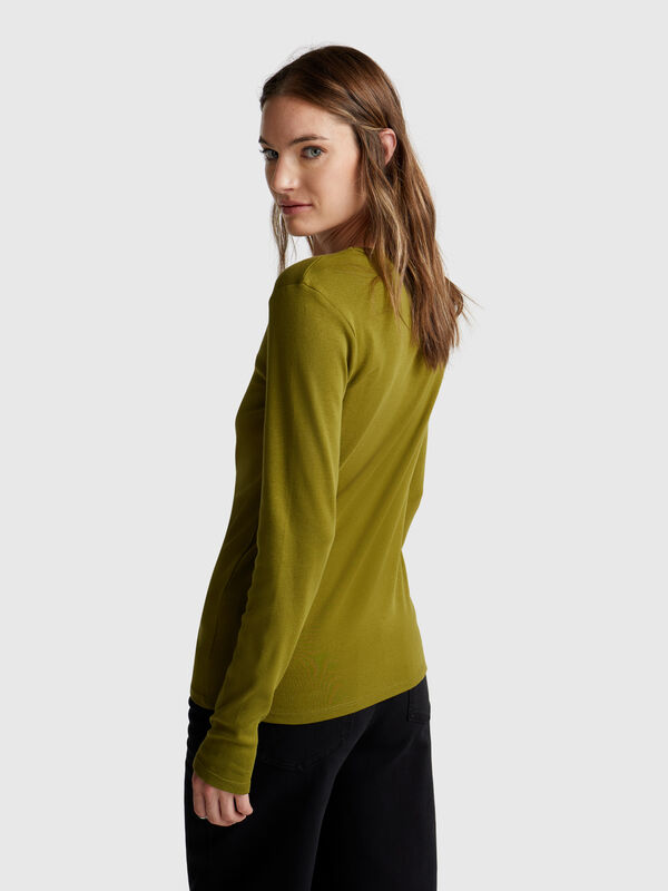 Long sleeve 100% cotton t-shirt Long sleeve 100% cotton t-shirt Women