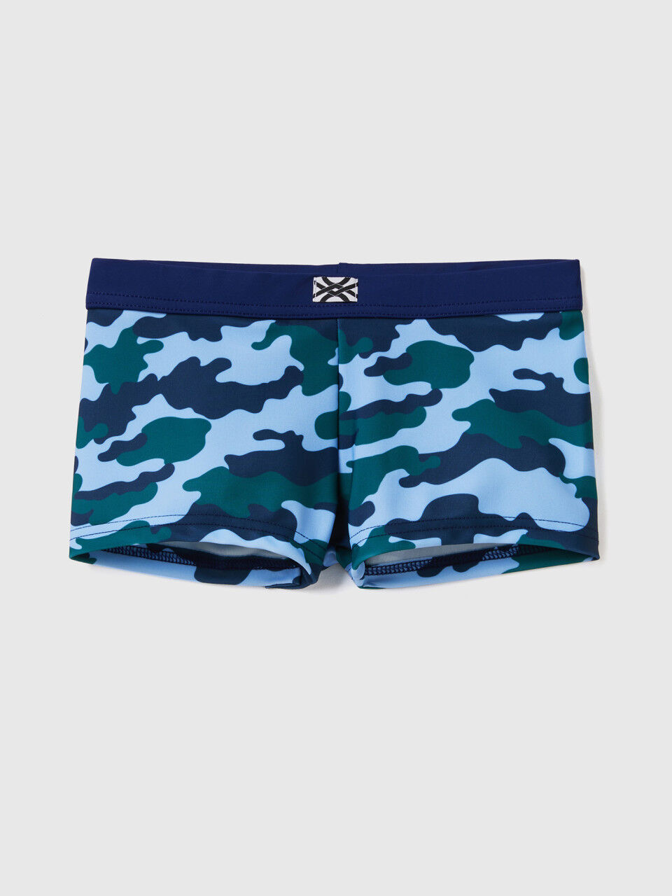 Camouflage swim trunks