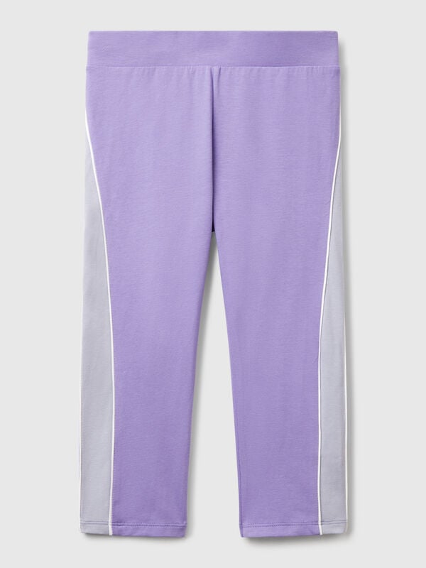 Sporty leggings with piping Junior Girl